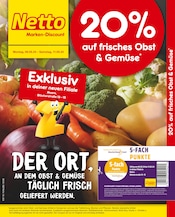Aktueller Netto Marken-Discount Moers Prospekt "20% auf frisches Obst & Gemüse" mit 4 Seiten
