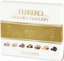 Assortiment de Chocolats Golden Gallery - Géant Casino à Colombes Assortiment de Chocolats Golden Gallery en promo chez Géant Casino Colombes à 9,94 €