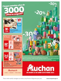 Prospectus Auchan Hypermarché à Lembeye, "Chaque semaine, plus de 3000 offres en magasins", 70 pages, 22/10/2024 - 28/10/2024