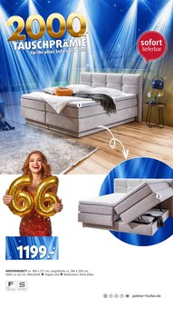 Bett im aktuellen Polstermöbel Fischer Prospekt (Regensburg) Bett im Polstermöbel Fischer Prospekt "JUBILÄUM" mit 27 Seiten (Regensburg)