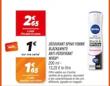 Déodorant Spray Femme Black&White Anti-Perspirant - NIVEA à 1,65 € dans le catalogue Netto
