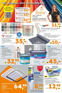 Wandfarbe im Globus-Baumarkt Prospekt "Immer eine Idee besser" mit 15 Seiten (Karlsruhe)