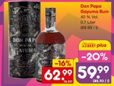 Don Papa Gayuma Rum Angebote bei Netto Marken-Discount Nürtingen für 59,99 €