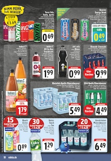 Coca Cola im EDEKA Prospekt "Aktuelle Angebote" mit 24 Seiten (Leverkusen)