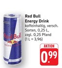 Energy Drink im Angebot bei E center in Pirmasens Energy Drink Angebote von Red Bull bei E center Pirmasens für 0,99 €