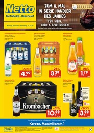 Netto Marken-Discount Prospekt für Kerpen (Kolpingstadt): "DER ORT, AN DEM DU IMMER AUSGEZEICHNETE PREISE FINDEST.", 2 Seiten, 09.12.2024 - 14.12.2024