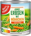 Erbsen & Möhrchen von Gut & Günstig für 1,29 € bei EDEKA im Angebot Erbsen & Möhrchen von Gut & Günstig im aktuellen EDEKA Prospekt