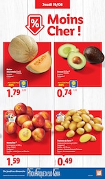Prix et réduction Melon dans le prospectus Lidl en cours Offre Melon dans le catalogue Lidl du moment à la page 5