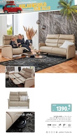 Sofa im Polstermöbel Fischer Prospekt in Fellbach Aktueller Polstermöbel Fischer Prospekt mit Sofa, "URLAUBSGELD FÜR ALLE", Seite 15