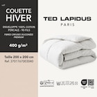 Couette en percale - TED LAPIDUS en promo chez Carrefour Le Chesnay à 27,50 €