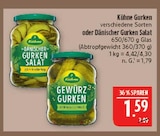 Marktkauf Schweinfurt - Dänischer Gurken Salat Angebot im Prospekt Dänischer Gurken Salat bei Marktkauf im Schweinfurt Prospekt für 1,59 €
