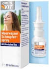 Meerwasser Schnupfenspray Mit ätherischen Ölen von OmniVIT für 1,45 € bei Penny im Angebot Meerwasser Schnupfenspray Mit ätherischen Ölen von OmniVIT im aktuellen Penny Prospekt