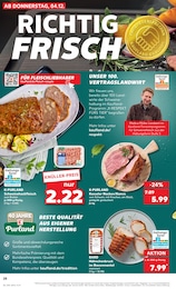 Hackfleisch Angebot im aktuellen Kaufland Prospekt auf Seite 28