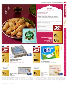 Promo Pâte Feuilletée dans le catalogue Carrefour du moment à la page 7