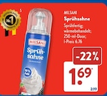 Aktuelles Sprüh-Sahne Angebot bei ALDI SÜD in Würzburg ab 1,69 €
