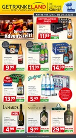 Aktueller Getränkeland Getränkemärkte Prospekt in Reinbek und Umgebung, "Die Getränkekönner" mit 13 Seiten, 24.11.2025 - 06.12.2025