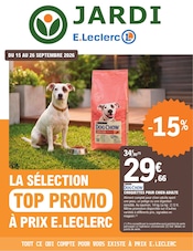 Catalogue E.Leclerc à Pont-l'Abbé cette semaine, valable du 15/09/2026 au 26/09/2026 Prospectus E.Leclerc à Pont-l'Abbé, "LA SÉLECTION TOP PROMO À PRIX E.LECLERC", 8 pages de promos valables du 15/09/2026 au 26/09/2026