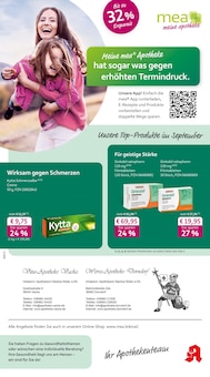 mea - meine apotheke Prospekt der KW 39 "Unsere September-Angebote" Aktueller mea - meine apotheke Prospekt "Unsere September-Angebote" Seite 1 von 4 Seiten