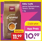 Crema Lungo Angebote von Käfer Caffè bei Netto Marken-Discount Rosenheim für 10,99 €