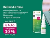 Nasenspray mea 0,1% bei mea - meine apotheke im Prospekt "" für 4,45 €