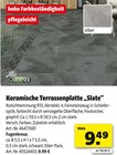 Aktuelles Keramische Terrassenplatte „Slate“ Angebot bei Hagebaumarkt in Ingolstadt ab 9,49 €