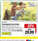 Lidl Eppstein Prospekt mit Campingtisch Alu faltbar im Angebot für 29,99 €