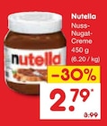 Aktuelle Nutella Angebote bei Netto Marken-Discount in Cuxhaven Aktuelles Nuss-Nugat-Creme Angebot bei Netto Marken-Discount in Cuxhaven ab 2,79 €