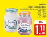 Joghurt mild bei EDEKA im Prospekt "" für 1,11 €