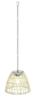 Suspension solaire effet rotin à 9,95 € dans le catalogue Gifi