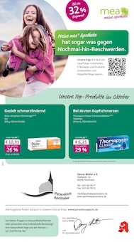 Aktueller mea - meine apotheke Prospekt für Hochheim (Main) und Ungebung,  Seiten zum blättern mea - meine apotheke Prospekt Unsere Oktober-Angebote mit  Seiten in Hochheim (Main) und Umgebung