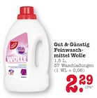 Feinwaschmittel Wolle Angebote von Gut & Günstig bei E center Weinheim für 2,29 €