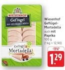 Geflügel-Mortadella Angebote von Wiesenhof bei E center Pirmasens für 1,29 €