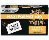 Maxi Format x30 - Carte Noire en promo chez Supermarchés Match Freyming-Merlebach