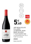 AOP Beaujolais Villages - La Maison Jean-Marc Aujoux en promo chez Intermarché Super AOP Beaujolais Villages - La Maison Jean-Marc Aujoux dans le catalogue Intermarché Super