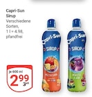 Sirup Multivitamin Angebote von Capri-Sun bei GLOBUS Herne für 2,99 €