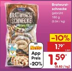 Aktuelle Bratwurst Angebote bei Netto Marken-Discount in Pforzheim Aktuelles Bratwurstschnecke Angebot bei Netto Marken-Discount in Pforzheim ab 1,59 €