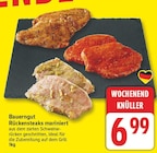 Rückensteaks mariniert von Bauerngut für 6,99 € bei EDEKA im Angebot Rückensteaks mariniert von Bauerngut im aktuellen EDEKA Prospekt