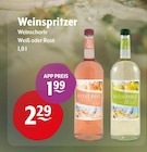 Weinspritzer Weiß bei Getränke Hoffmann im Finsterwalde Prospekt für 1,99 €