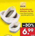 Aufbewahrungskörbchen, 3er Set im Angebot bei Netto Marken-Discount in Saarbrücken Aufbewahrungskörbchen, 3er Set Angebote von DEKOR bei Netto Marken-Discount Saarbrücken für 6,99 €