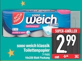 sooo weich klassik Toilettenpapier im Angebot bei EDEKA in Augsburg sooo weich klassik Toilettenpapier Angebote von Gut & Günstig bei EDEKA Augsburg für 2,99 €