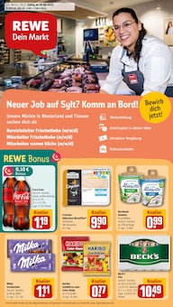 Aktueller REWE Prospekt "Dein Markt" Seite 1 von 30 Seiten für Rantum