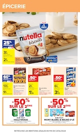 Promos Nutella dans le catalogue "PIQUE-NIQUE" de Carrefour Nutella en promo dans le catalogue Carrefour à la page 47