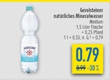 natürliches Mineralwasser Medium im Angebot bei diska in Zwickau natürliches Mineralwasser Medium Angebote von Gerolsteiner bei diska Zwickau für 0,79 €
