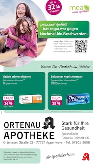 mea - meine apotheke Prospekt Unsere Oktober-Angebote mit 4 Seiten