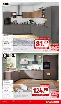 Küche im Segmüller Prospekt "Zum Glück gibt’s Segmüller - Küchen Spezial" mit 16 Seiten (Leverkusen)