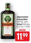 Kräuterlikör Angebote von Jägermeister bei E center Göppingen für 11,99 €