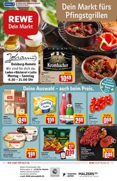 REWE Prospekt "Dein Markt" für Krefeld, 26 Seiten, 13.05.2024 - 18.05.2024