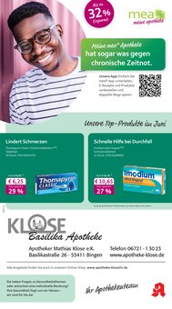 mea - meine apotheke Prospekt Unsere Juni-Angebote mit 4 Seiten