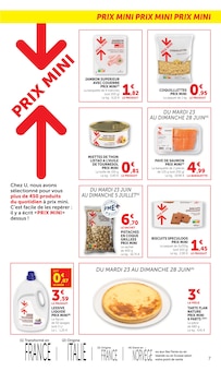 Promotion Dessert dans le prospectus Super U, valable du 23/06/2026 au 05/07/2026 Promo Dessert dans le catalogue Super U du moment à la page 7