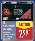 Hirschedelgulasch im Angebot bei ALDI Nord in Gladbeck Hirschedelgulasch Angebote von Gourmet bei ALDI Nord Gladbeck für 7,99 €